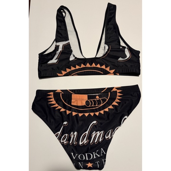 Tito's Vodka Black Bikini Swimwear Bathing Suit Size XL NWOT - Picture 2 of 5